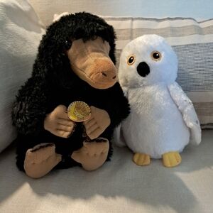 Harry Potter Fantastic Beasts Stuffy Set Of 2 Hedwig Niffler